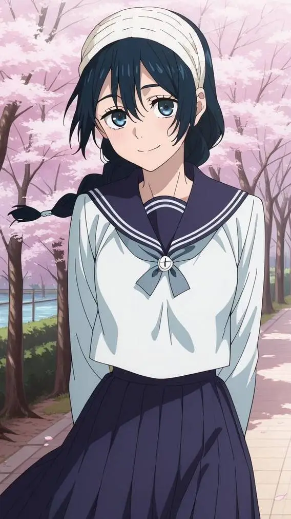 ai character: RIko Amanai background