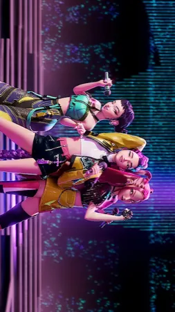 ai character: KPOP DEMON HUNTERS background