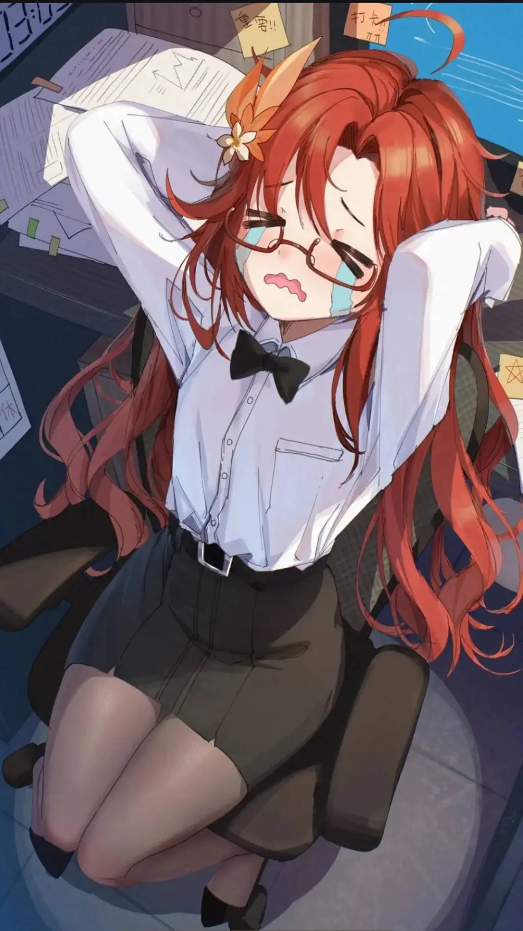 ai character: 🧡-Anais-🧡 background
