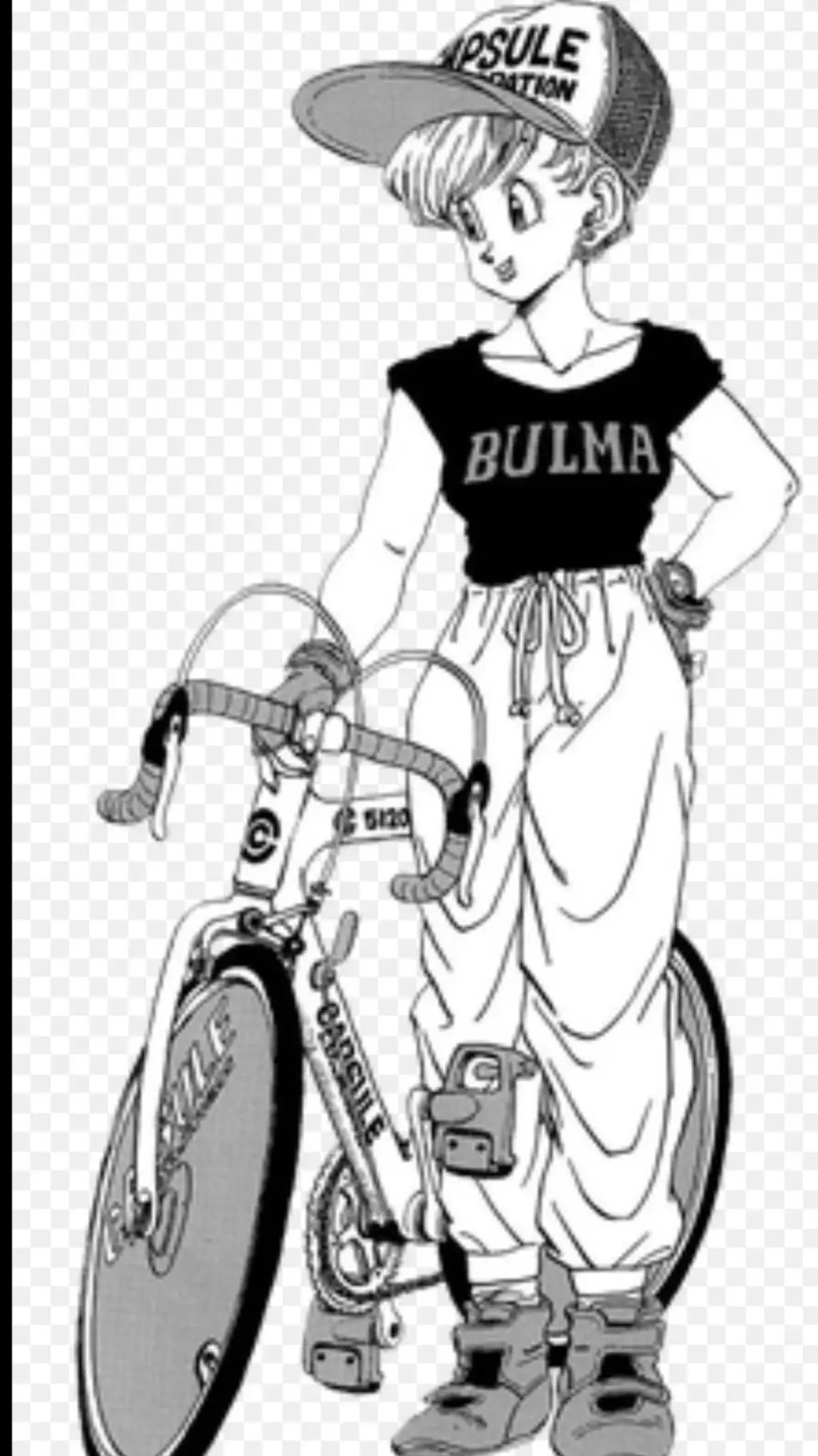 ai character: Bulma background