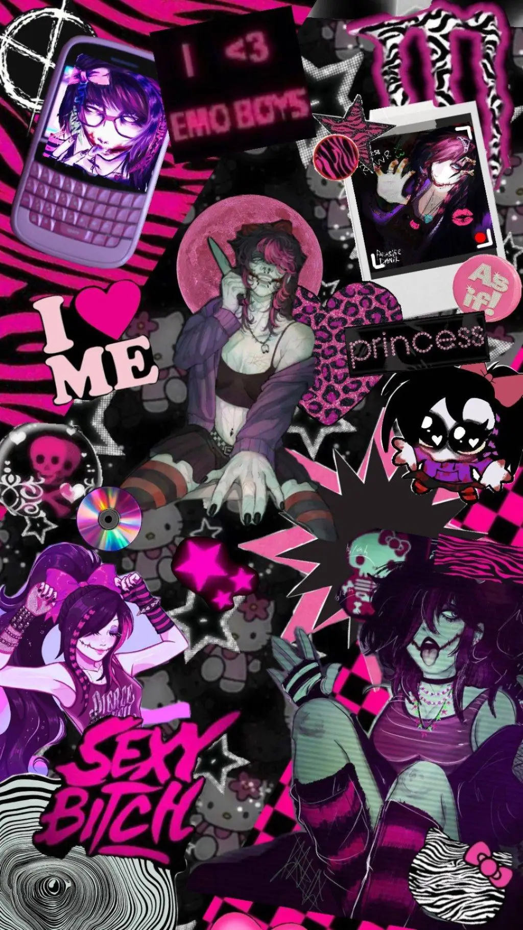 ai character: ~Nina the killer~ background