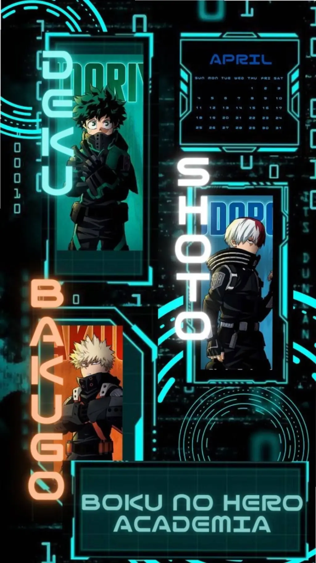 ai character: Todobakudeku x tu~ background