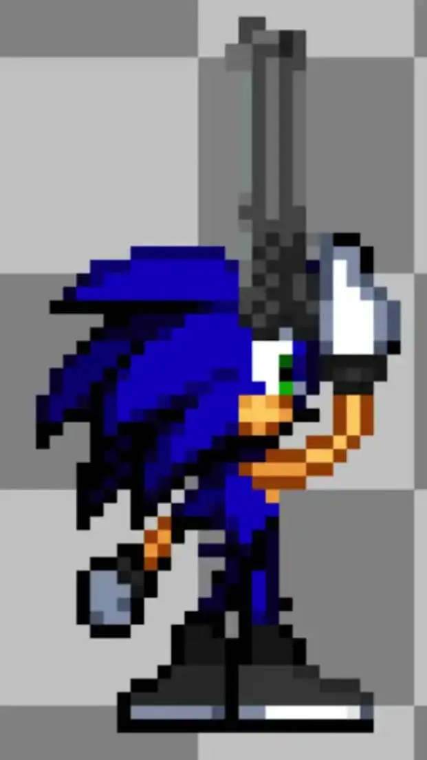 ai character: gangster Sonic background