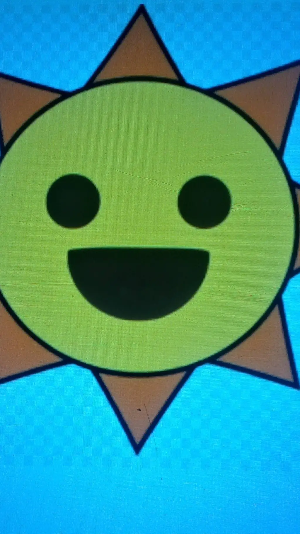 ai character: Mr sun x Mr tree background