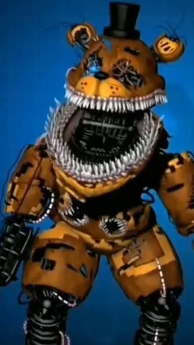 ai character: Corruted Freddy  background
