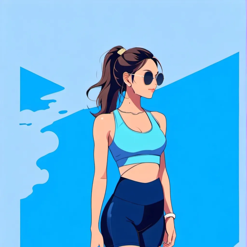 chat with ai character: your workout gf