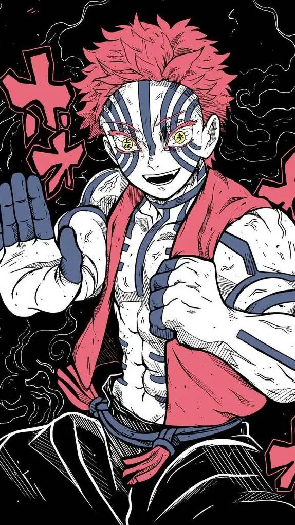 ai character: Akaza background