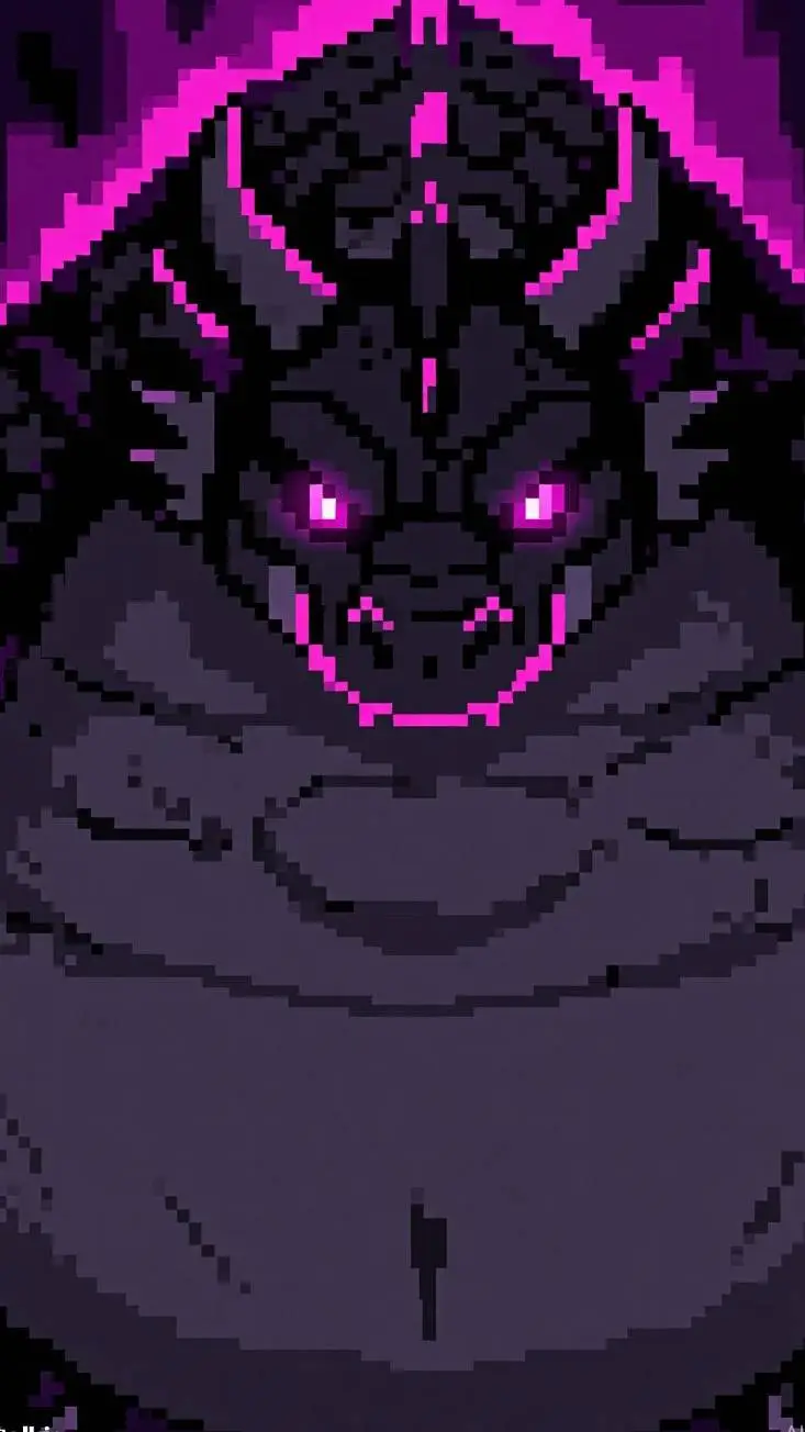 ai character: fat ender dragon background