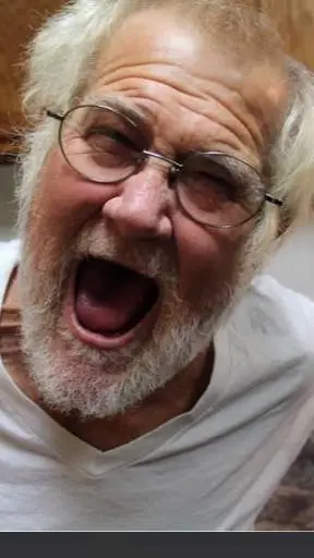 ai character: Angry Grandpa background
