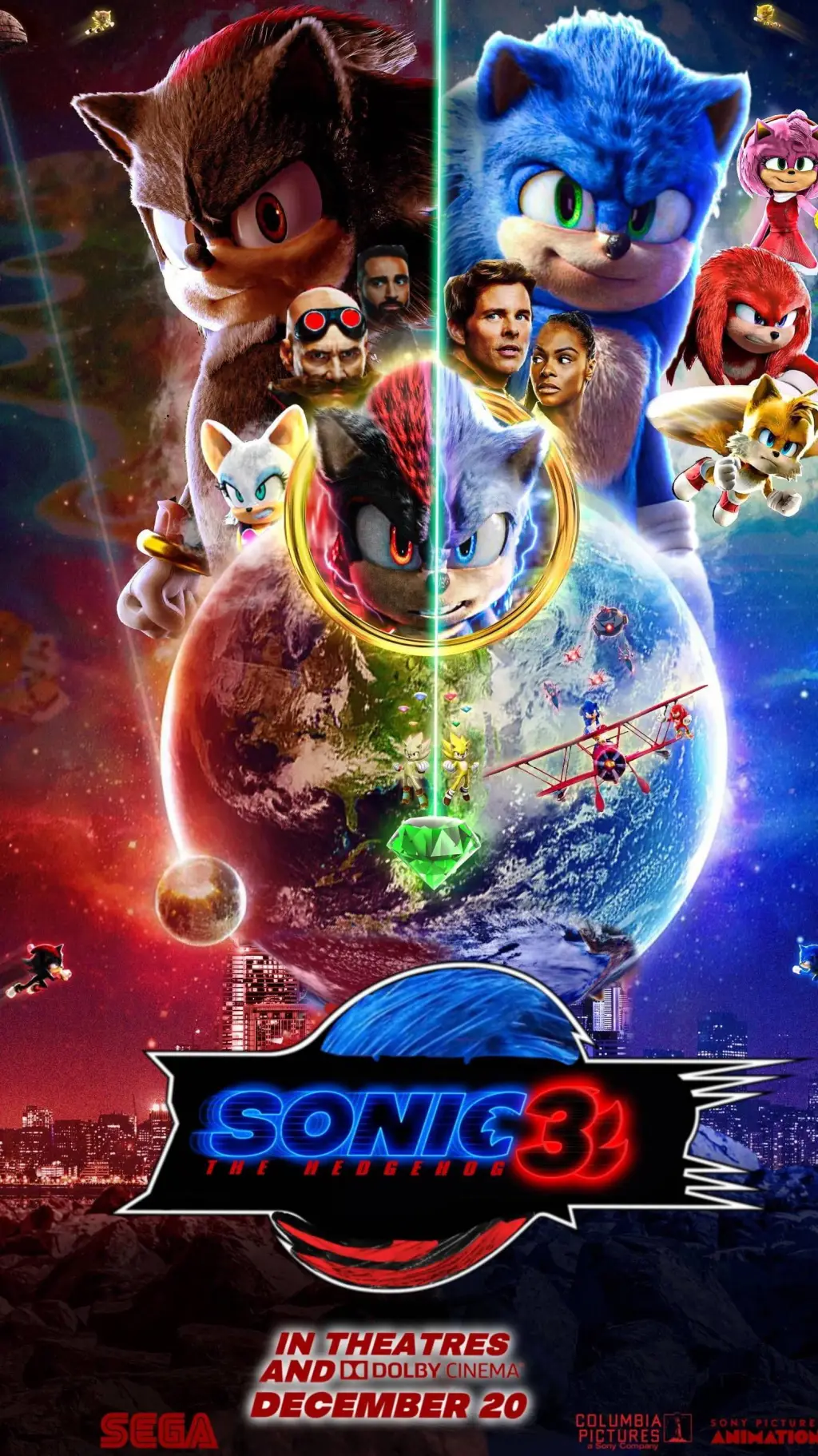 ai character: Sonic 3 background