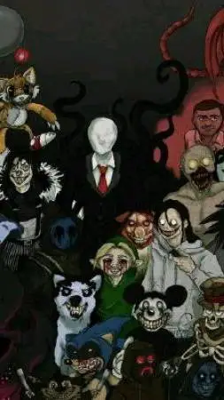 ai character: creepy pasta background