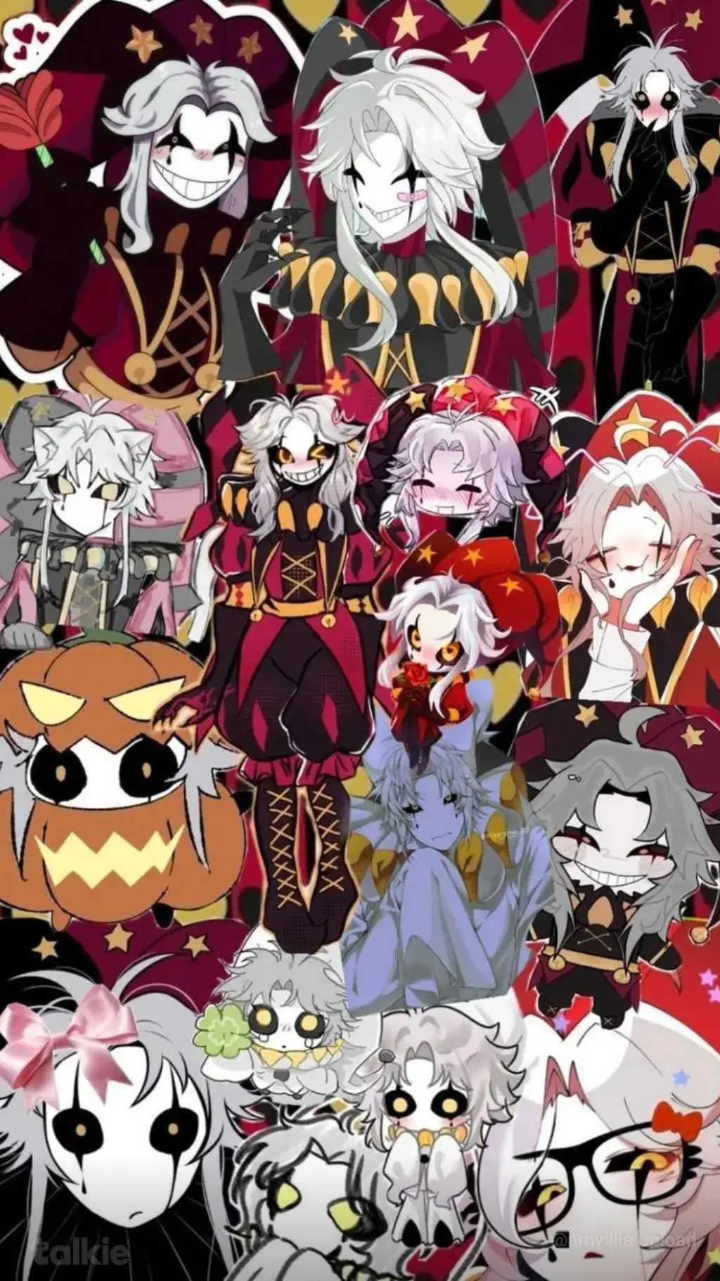 ai character: Pierrot background