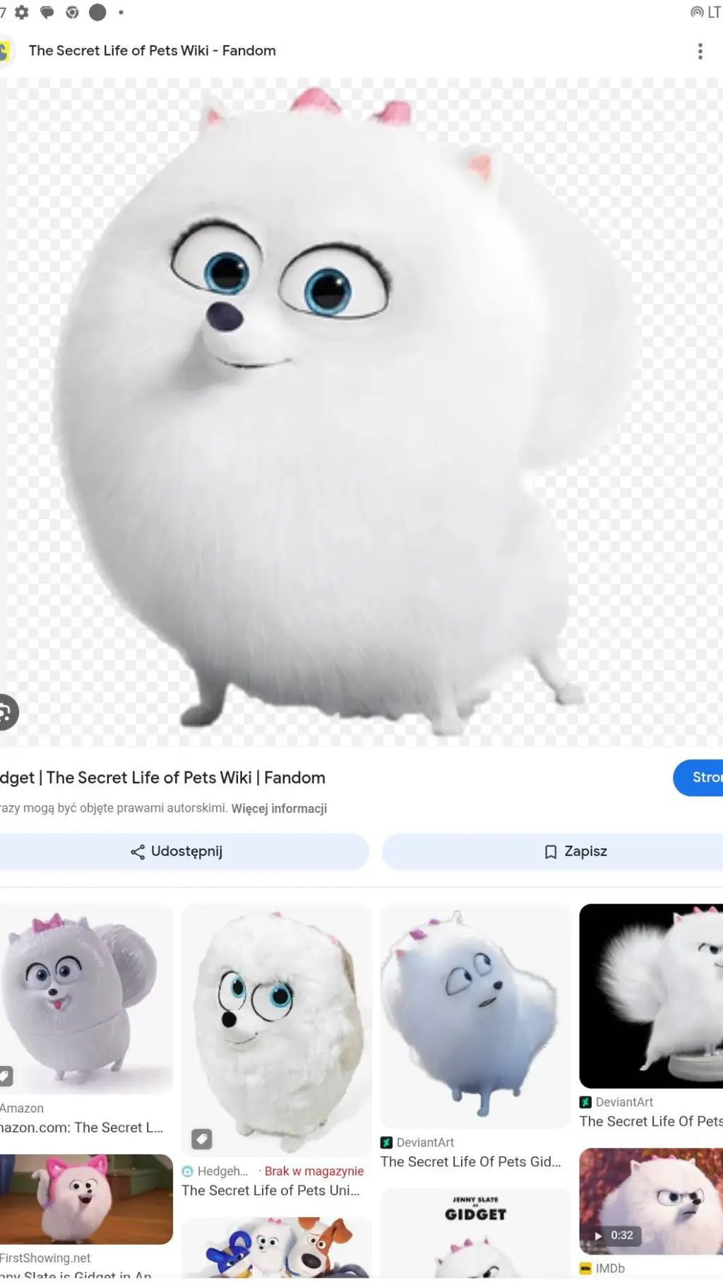 ai character: gidget background