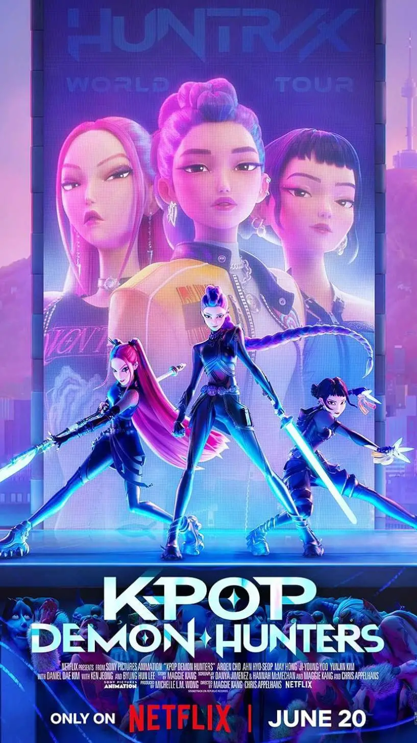 ai character: k-pop demon hunter background