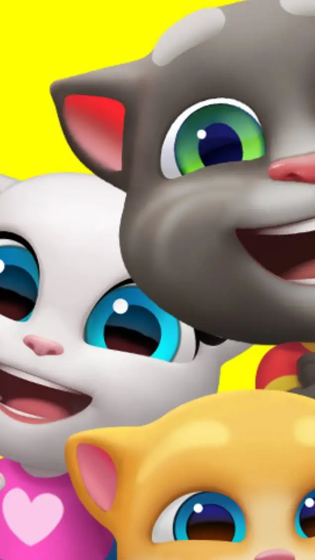 ai character: Talking Tom&friend background
