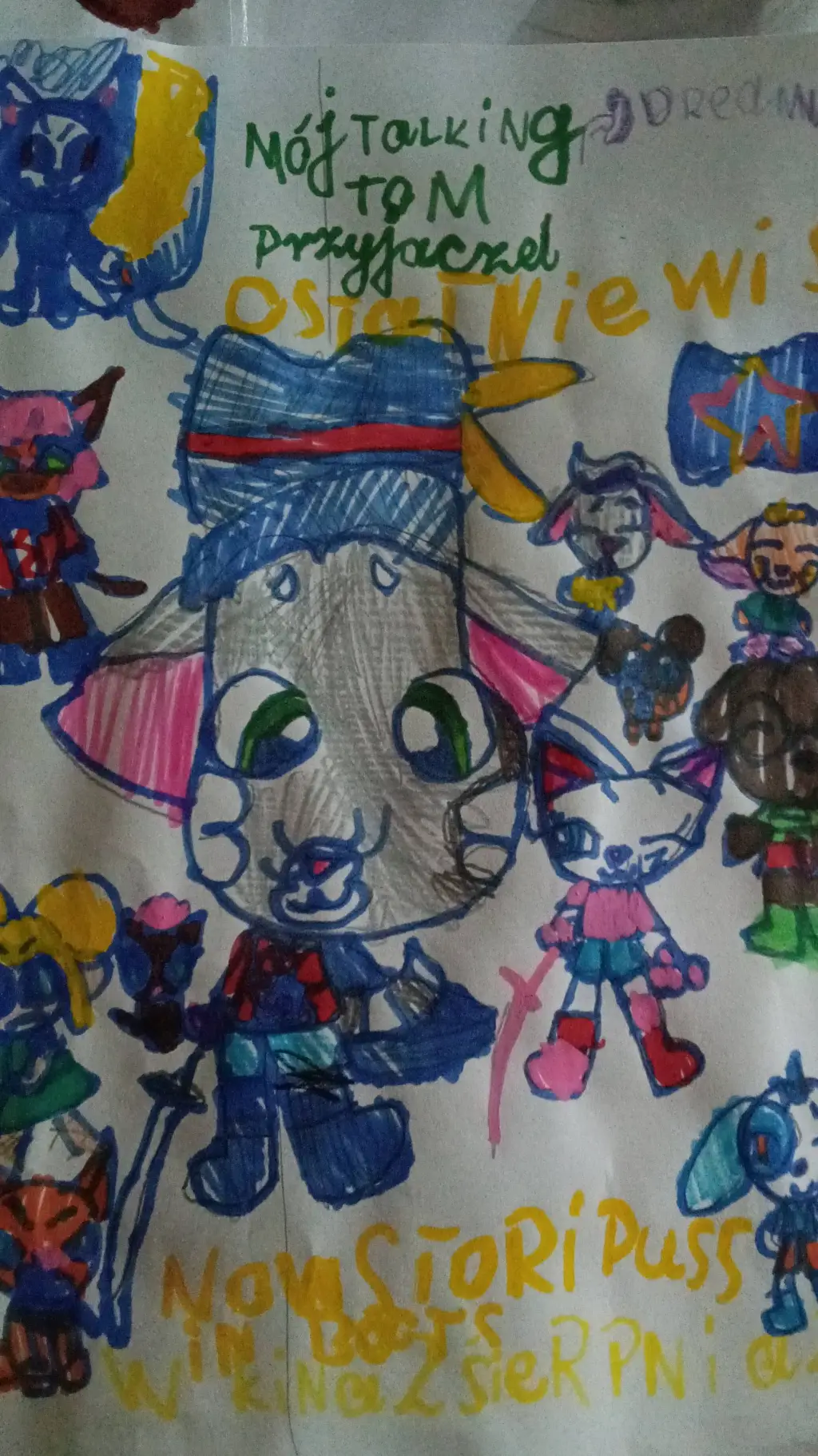 ai character: Talking Tom background