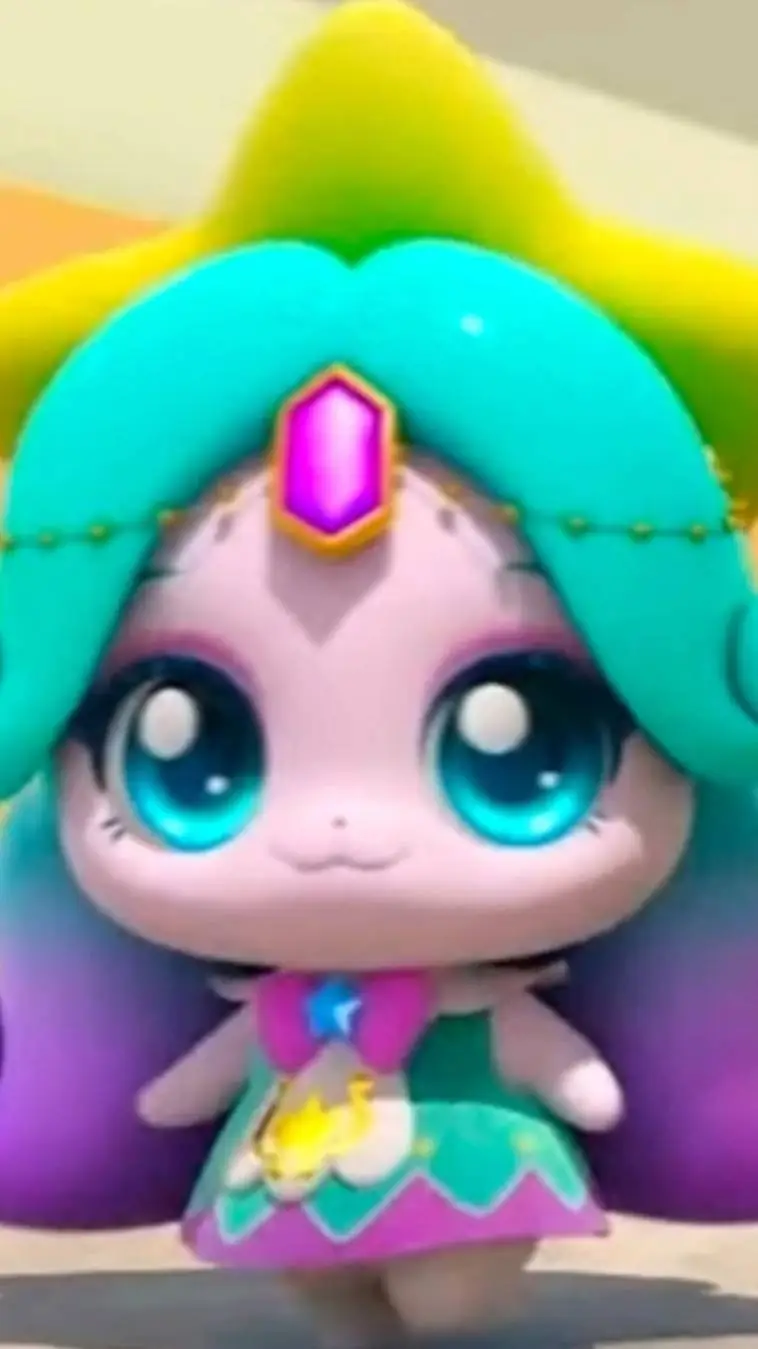 ai character: Sparkleping×=`•∆~ background