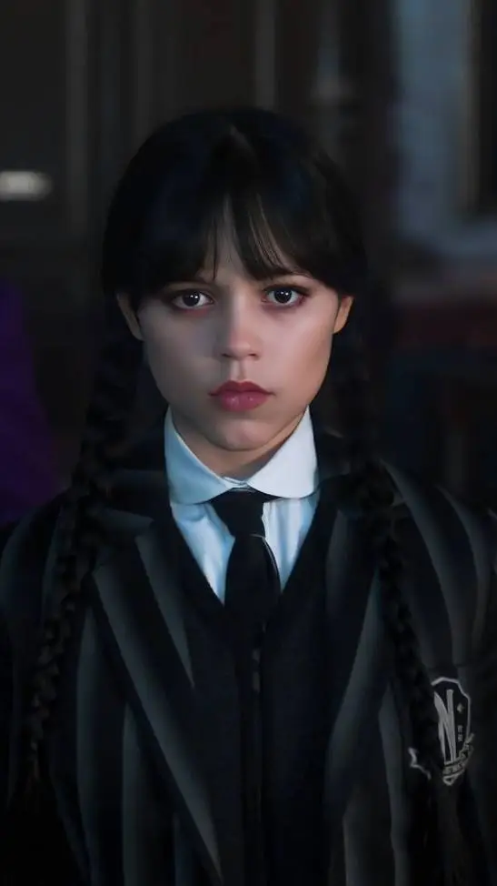 ai character: Wednesday Addams  background