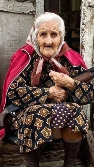 ai character: Бабушка background