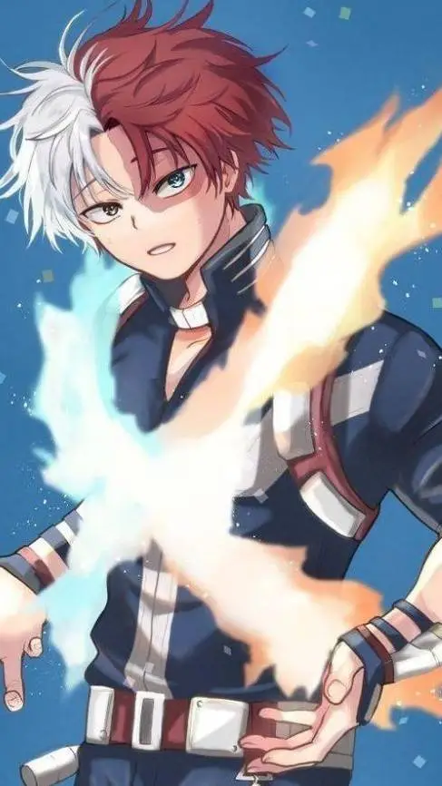 ai character: Todoroki~ background