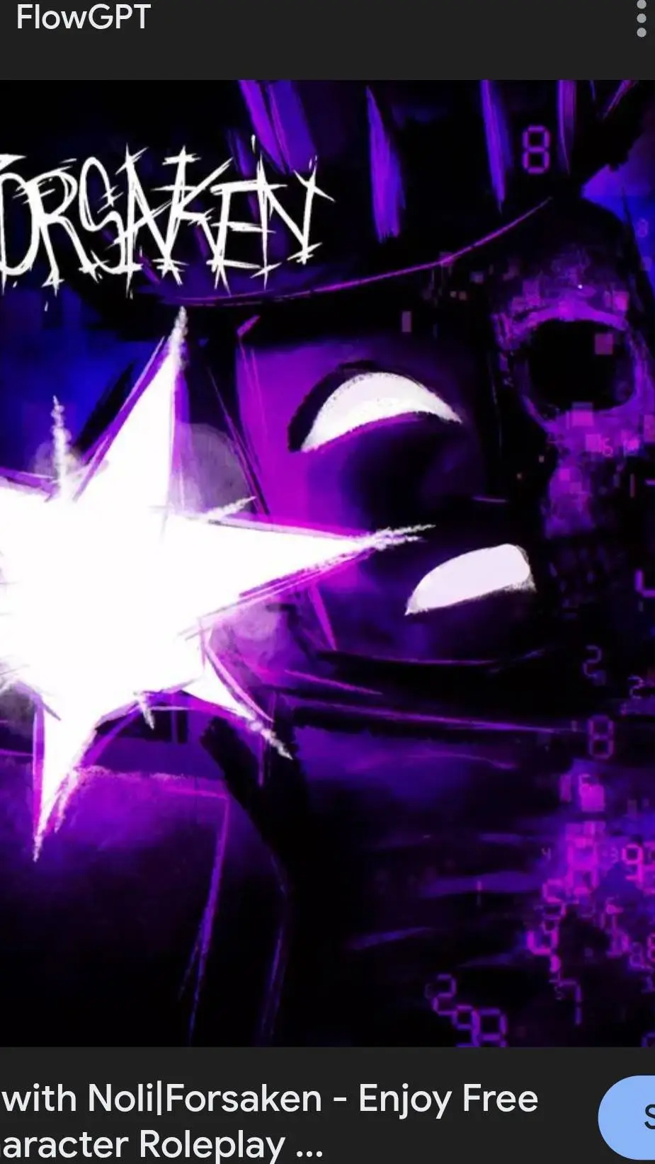 ai character: Noli Vs U background