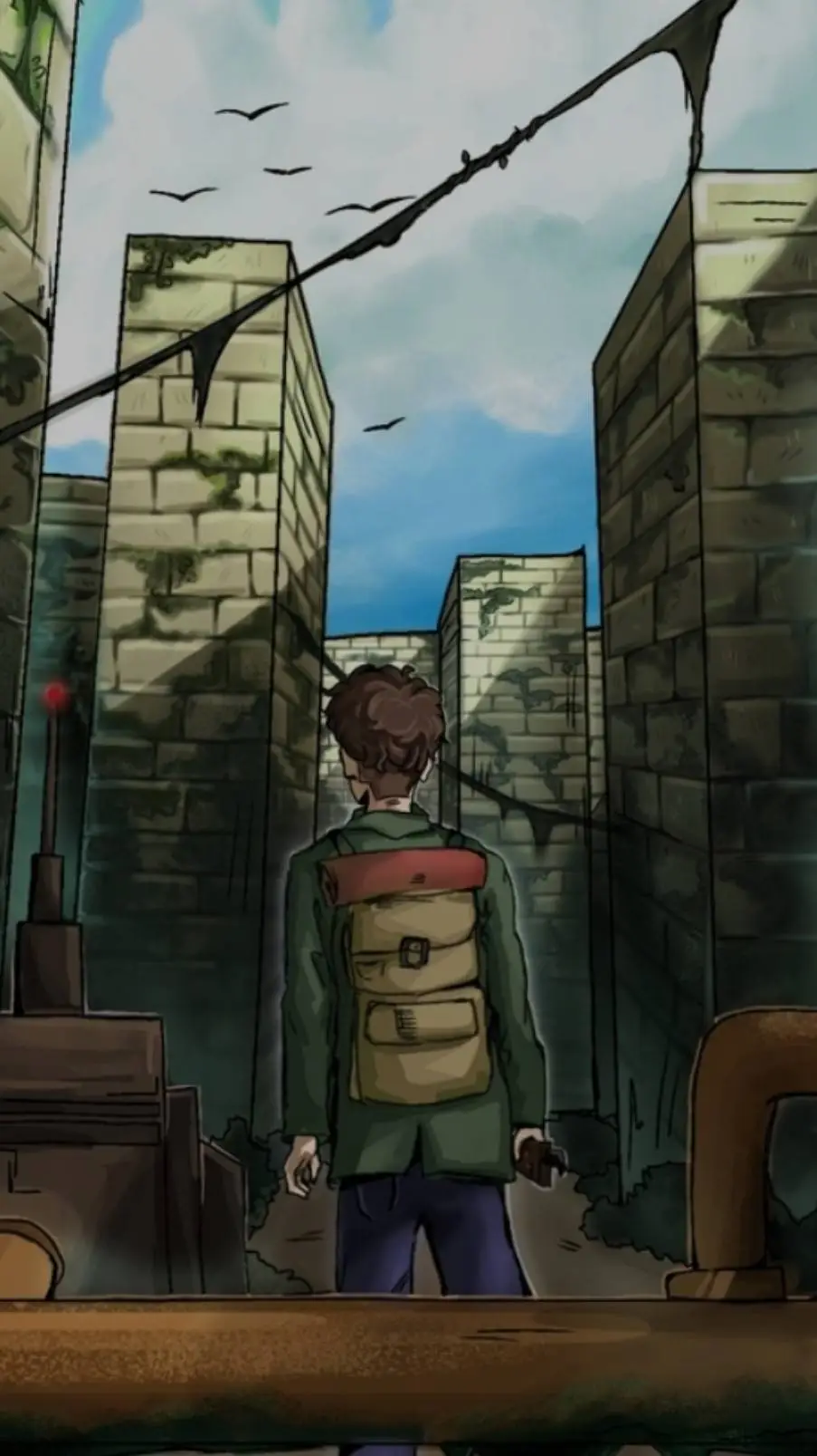 ai character: Лабиринт  background