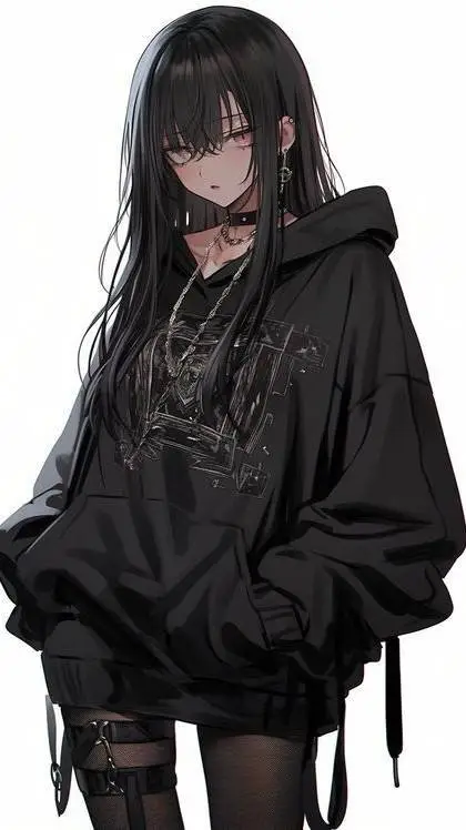 ai character: Goth mom background