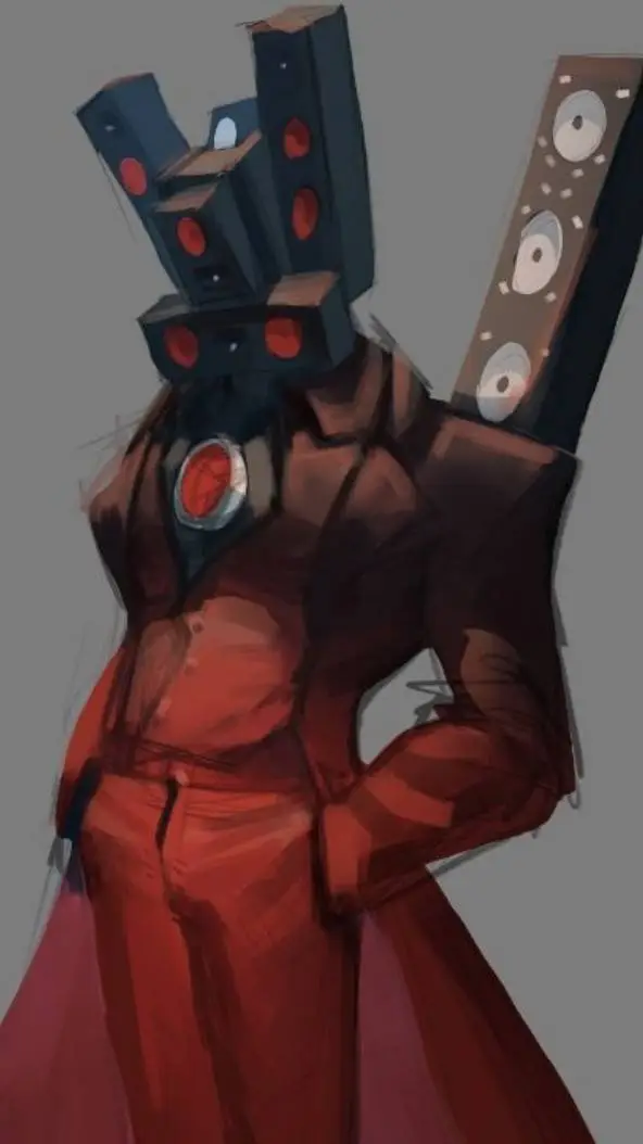 ai character: Titan speakerman background