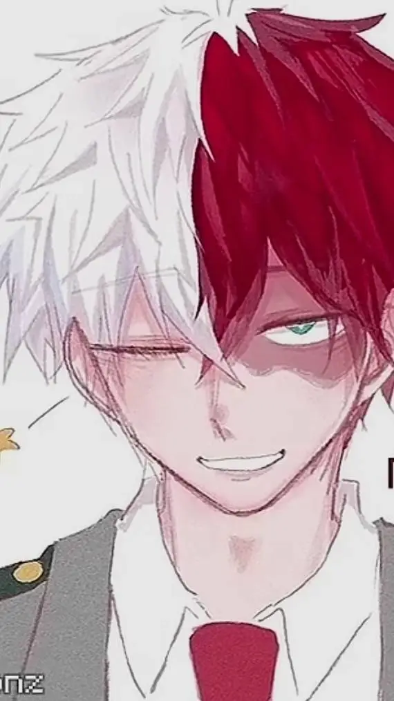 ai character: Shoto Todoroki  background
