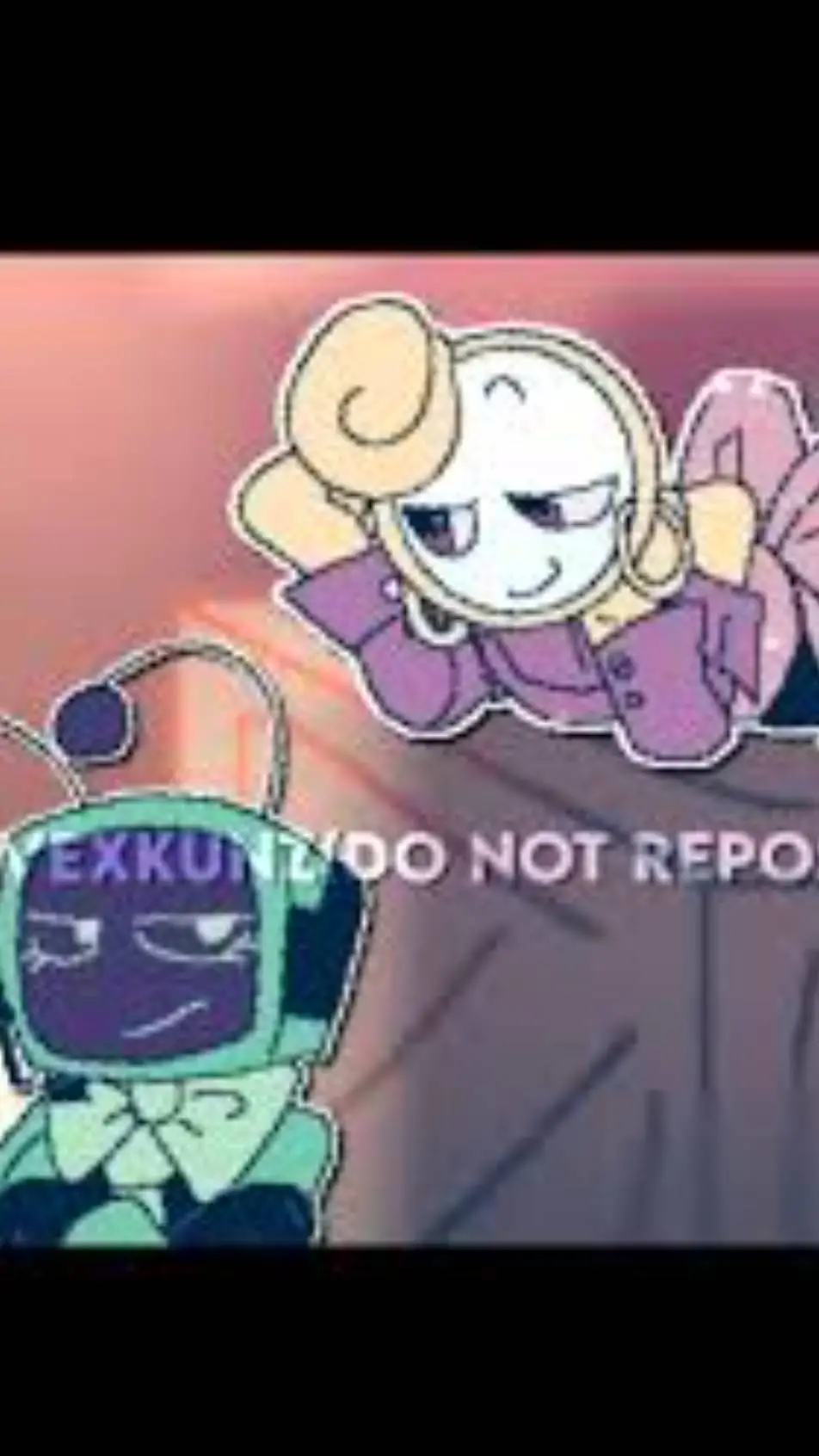 ai character: Vee X Glisten :3 background