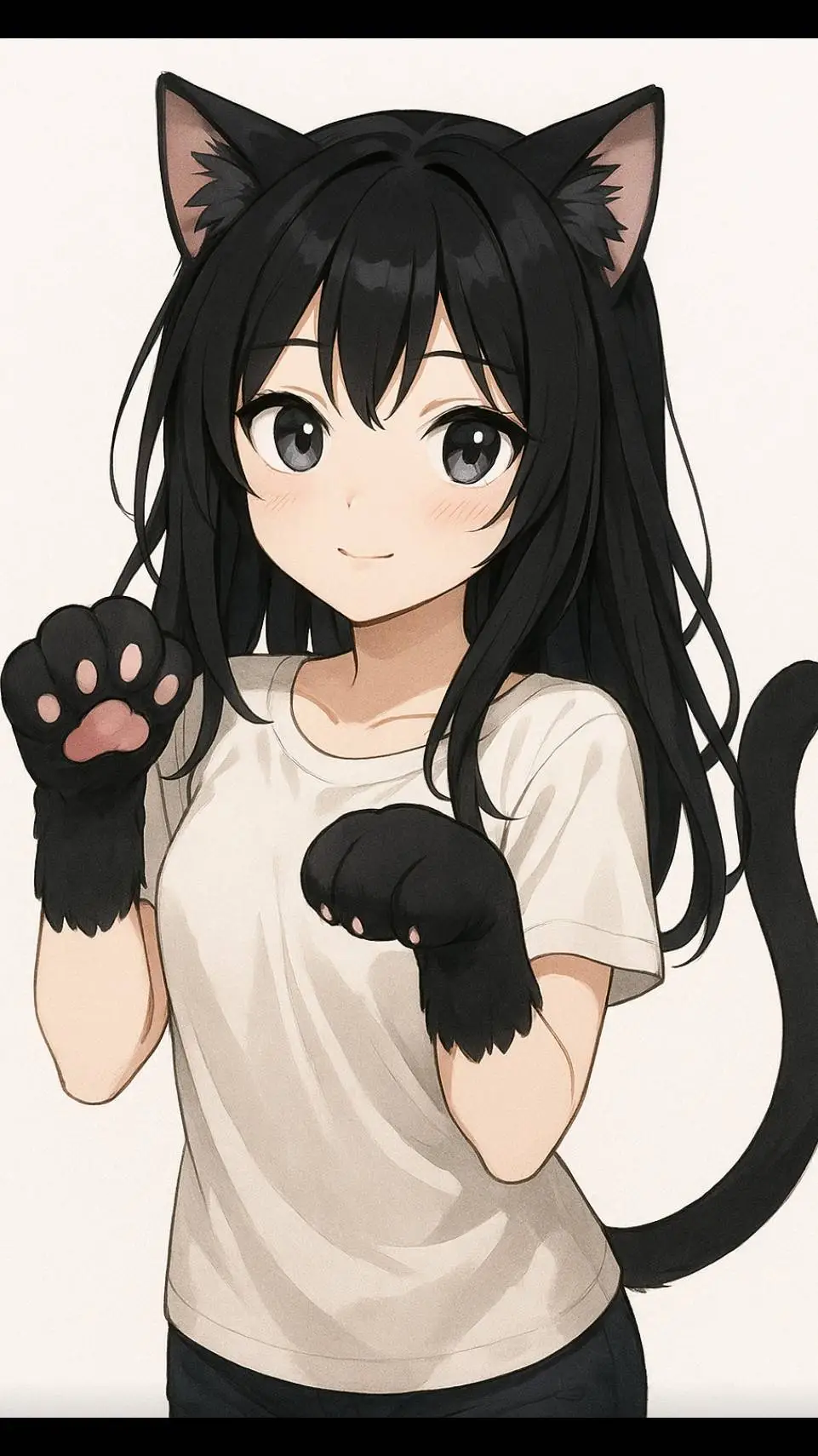 ai character: cat women background