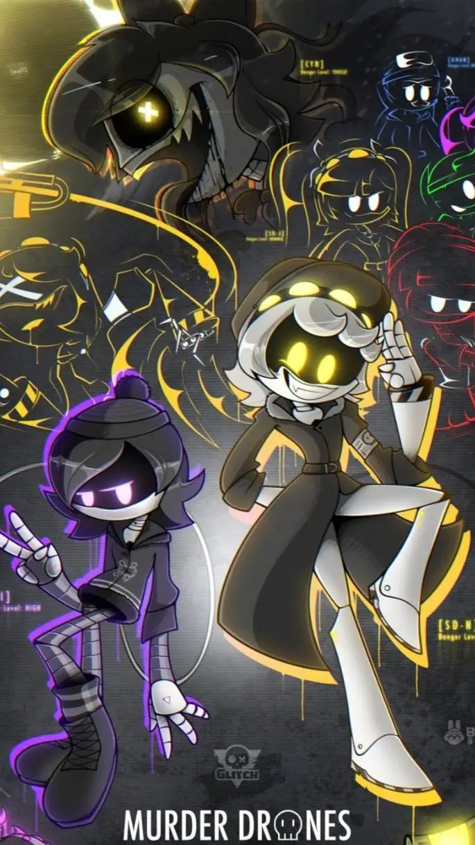 ai character: Murder drones background