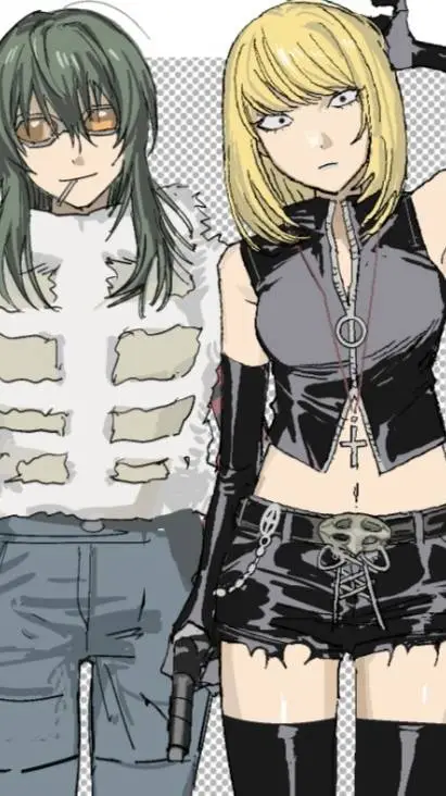 ai character: Matt y Mello fem background