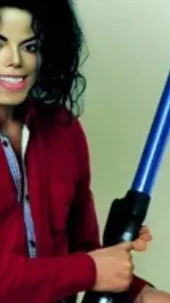 ai character: Michael Jackson  background
