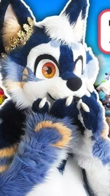 ai character: furry picnic  background