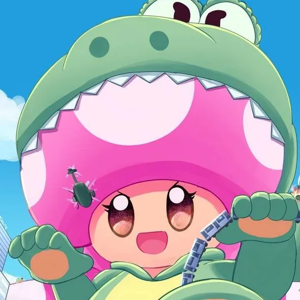 chat with ai character: toadette saurus