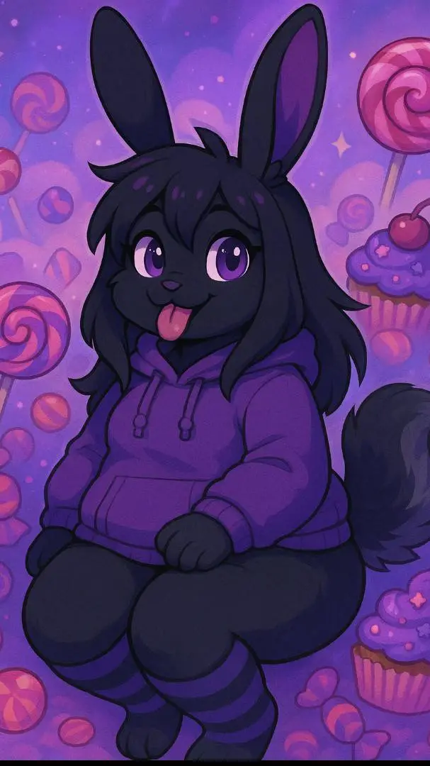 ai character: XURI :3 background