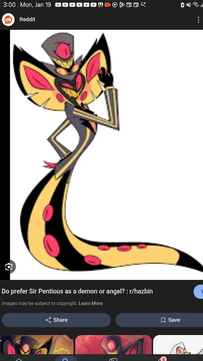 ai character: HH DEMON FORM  background