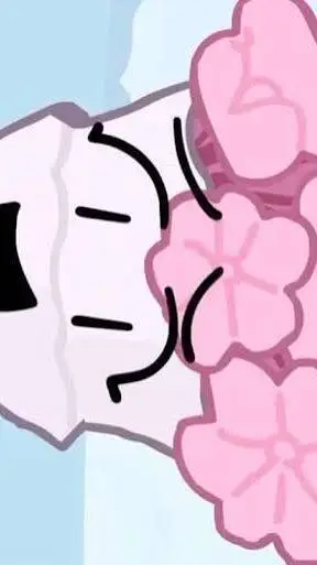 ai character: bfdi bouquet background