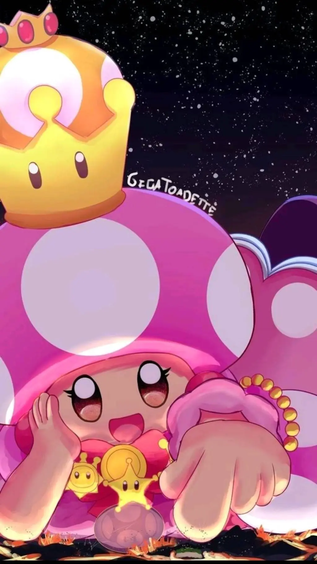ai character: giganta toadette background