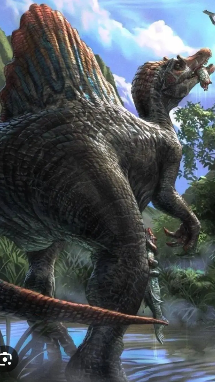 ai character: espinosaurio  background