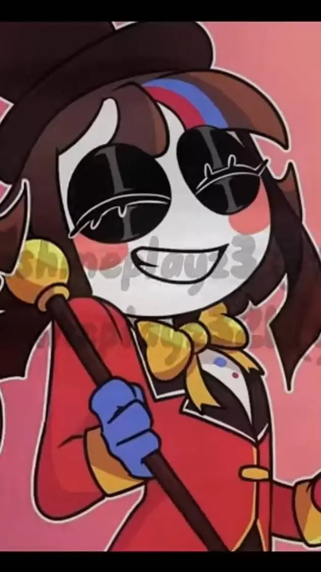 ai character: pomni but... background