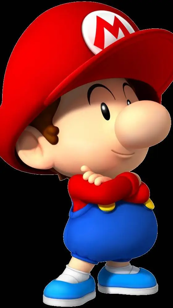 ai character: baby mario background
