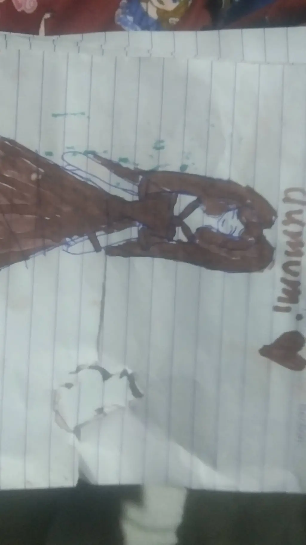 ai character: afføre afføring background