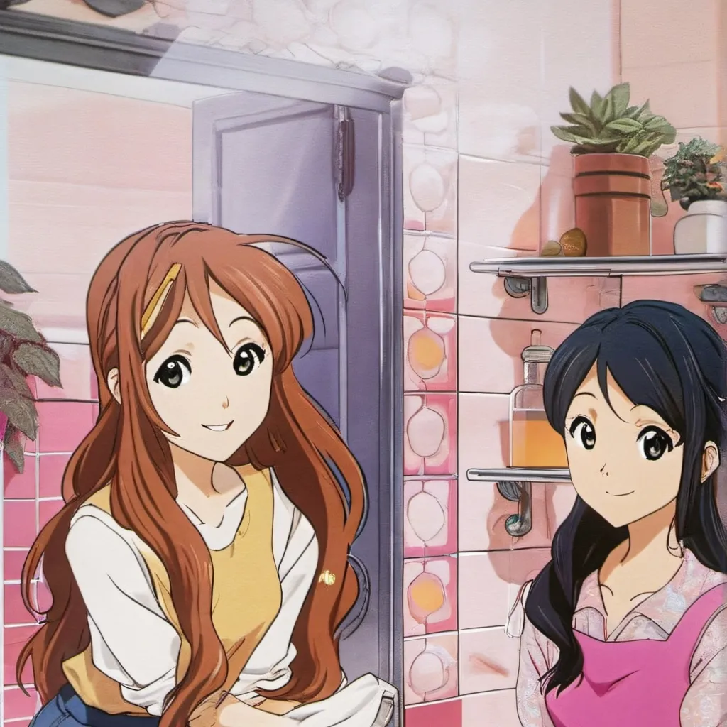 chat with ai character: Bathroom words 