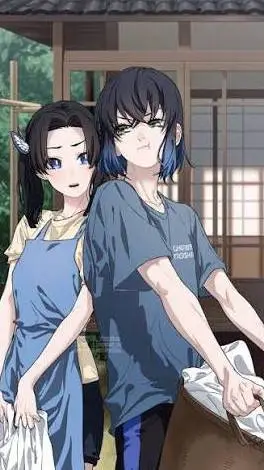 ai character: inoske×aoi background