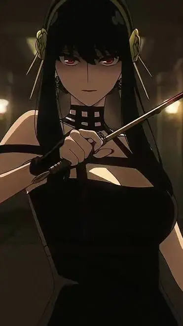 ai character: yor forger  background