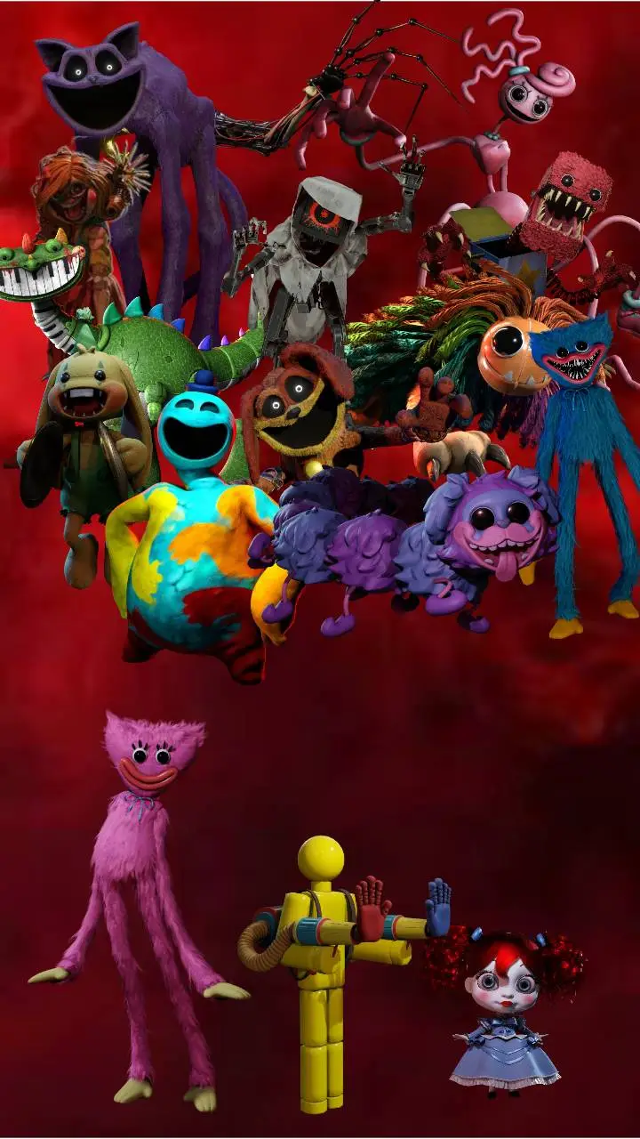 ai character: Poppy Playtime  background