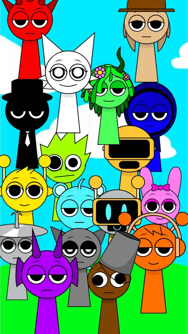 ai character: Sprunki 2 background