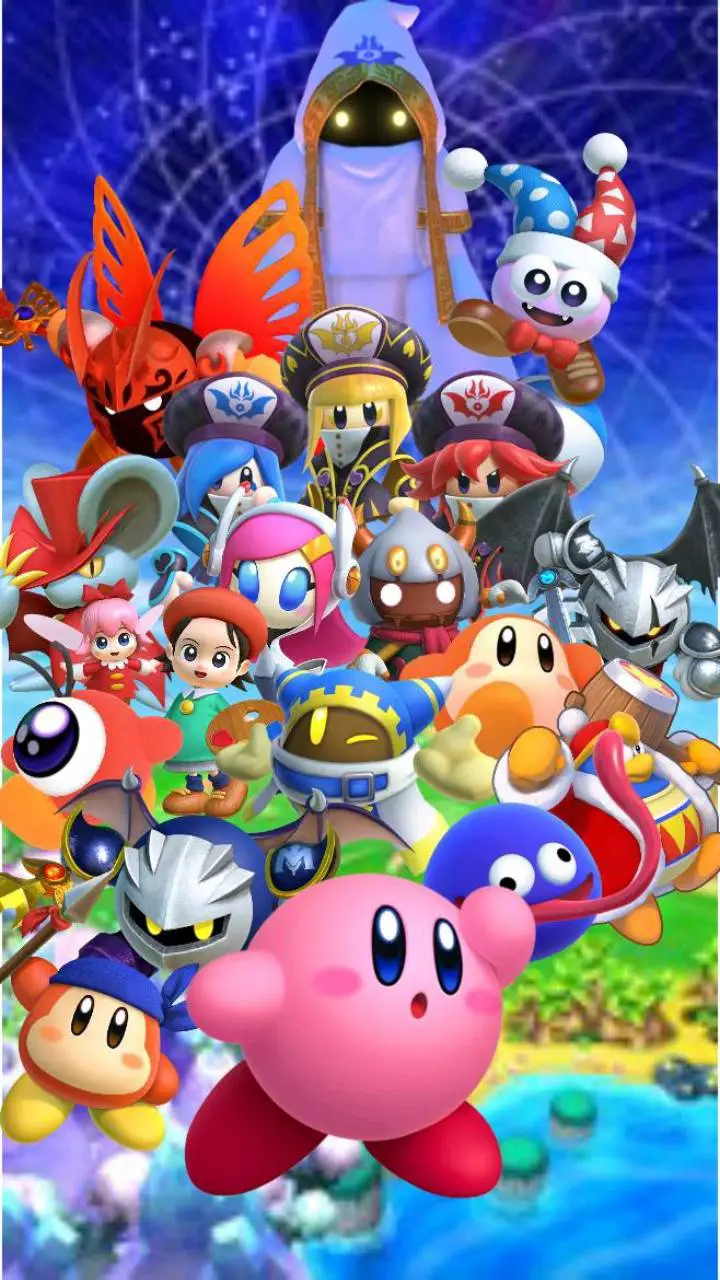 ai character: Kirby Gang 3 background